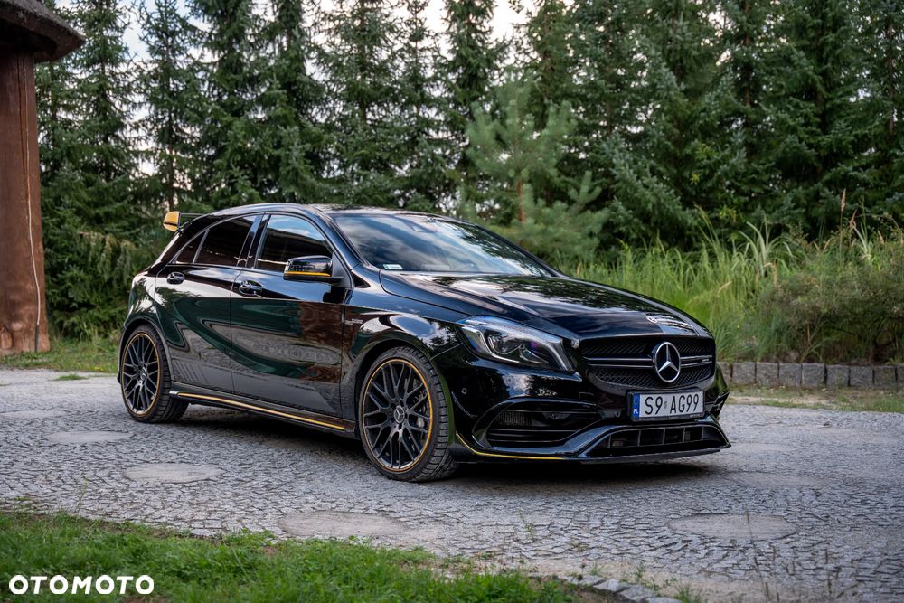 Mercedes-Benz Klasa A AMG 45 4Matic AMG Speedshift 7G-DCT Yellow Night Edition - 11