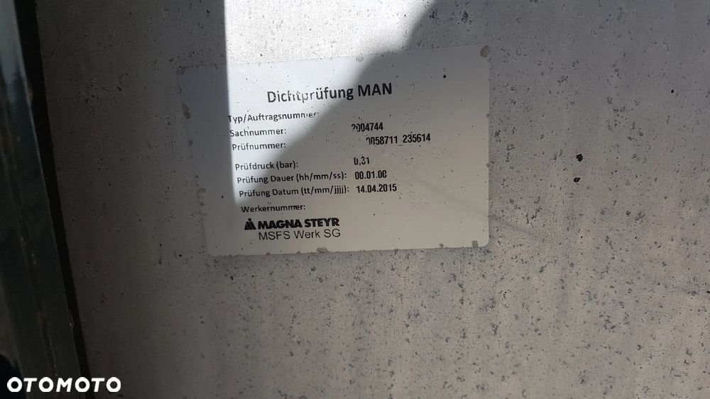 ZBIORNIK PALIWA KOMPLETNY 580L. 138X70X70 CM MAN TGX TGS EURO 6 - 8