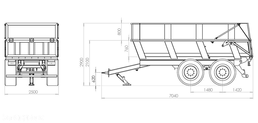 RCM Przyczepa Clever Turtle RCM CT2 - 15