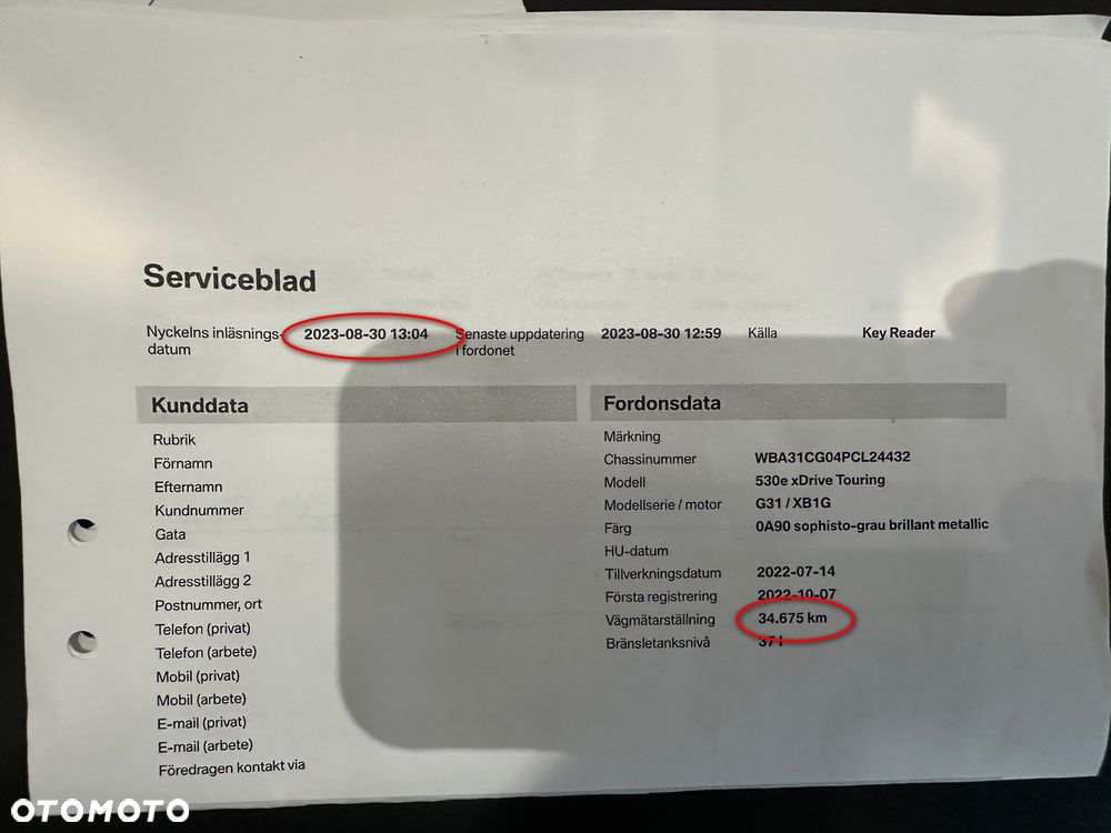 BMW Seria 5 530e xDrive M Sport sport - 41