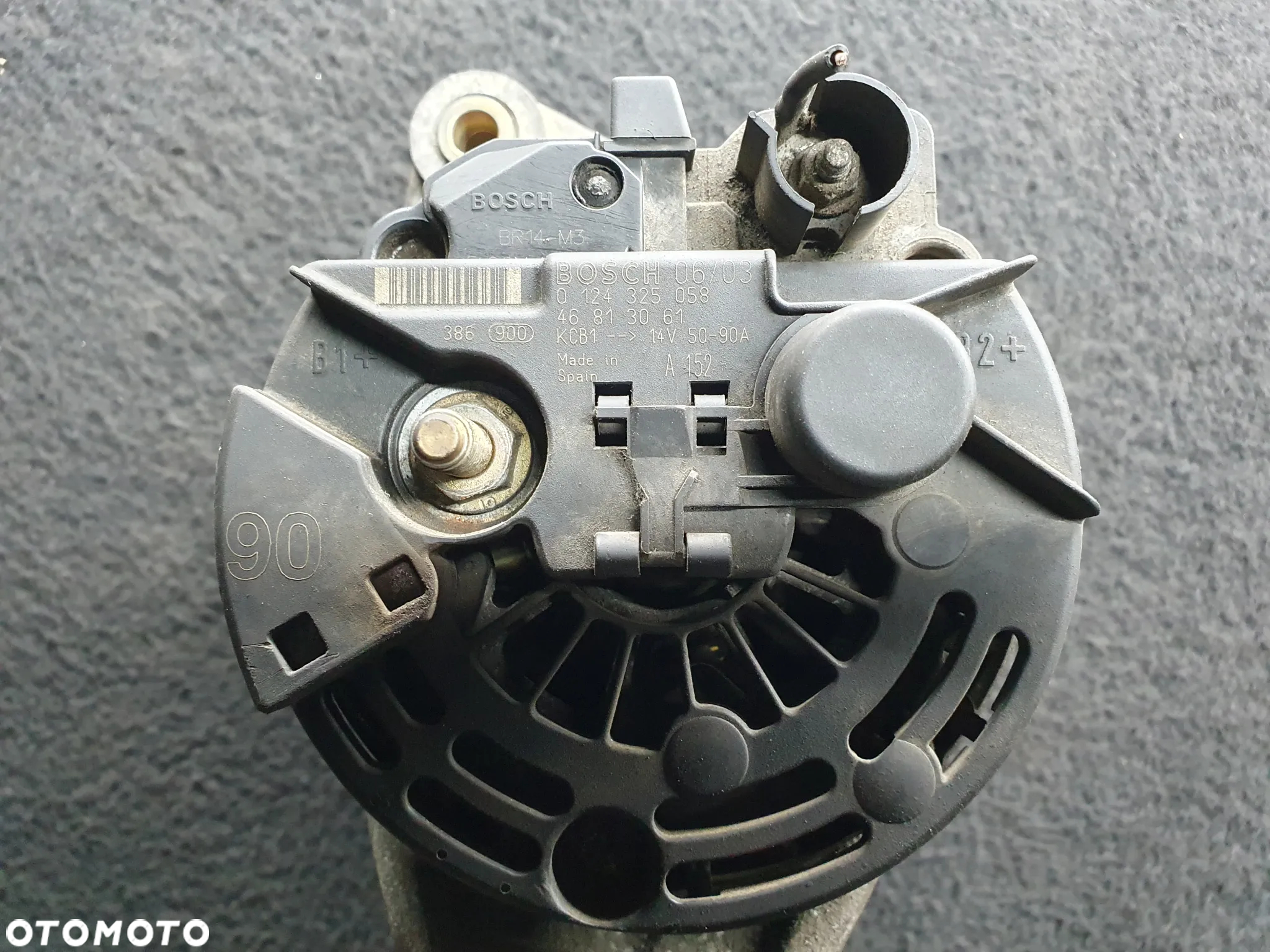 FIAT STILO 1.6 16V ALTERNATOR 0124325058 46813061 - 5