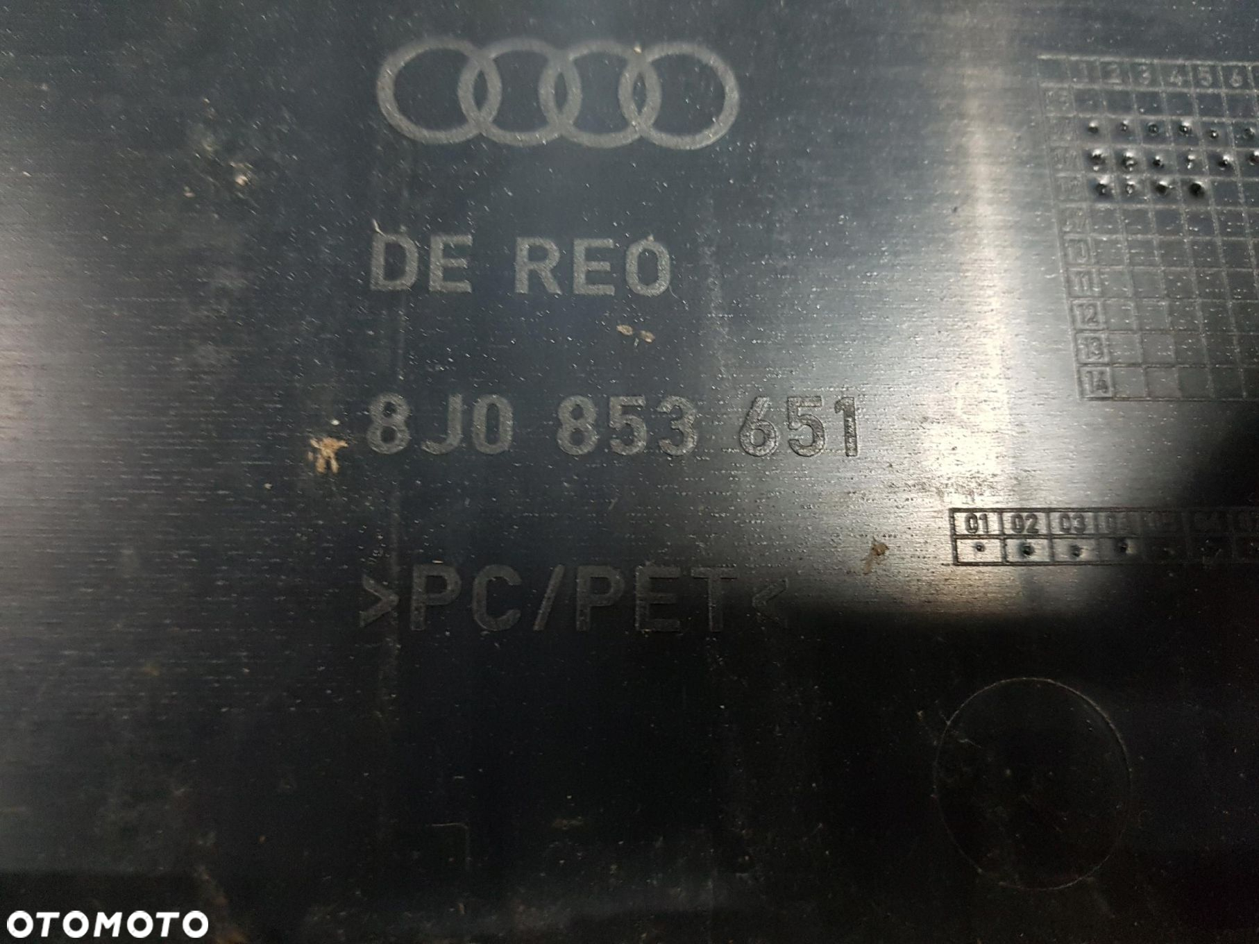 AUDI TT 8J 06-14r ATRAPA GRILL 8J0853651 - 6