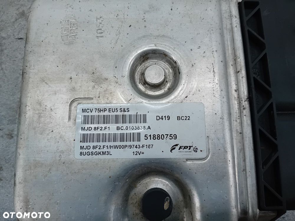 KOMPUTER, STEROWNIK FIAT FIORINO IV 51880759 BC.0103838.A 1.3 JTD - 8