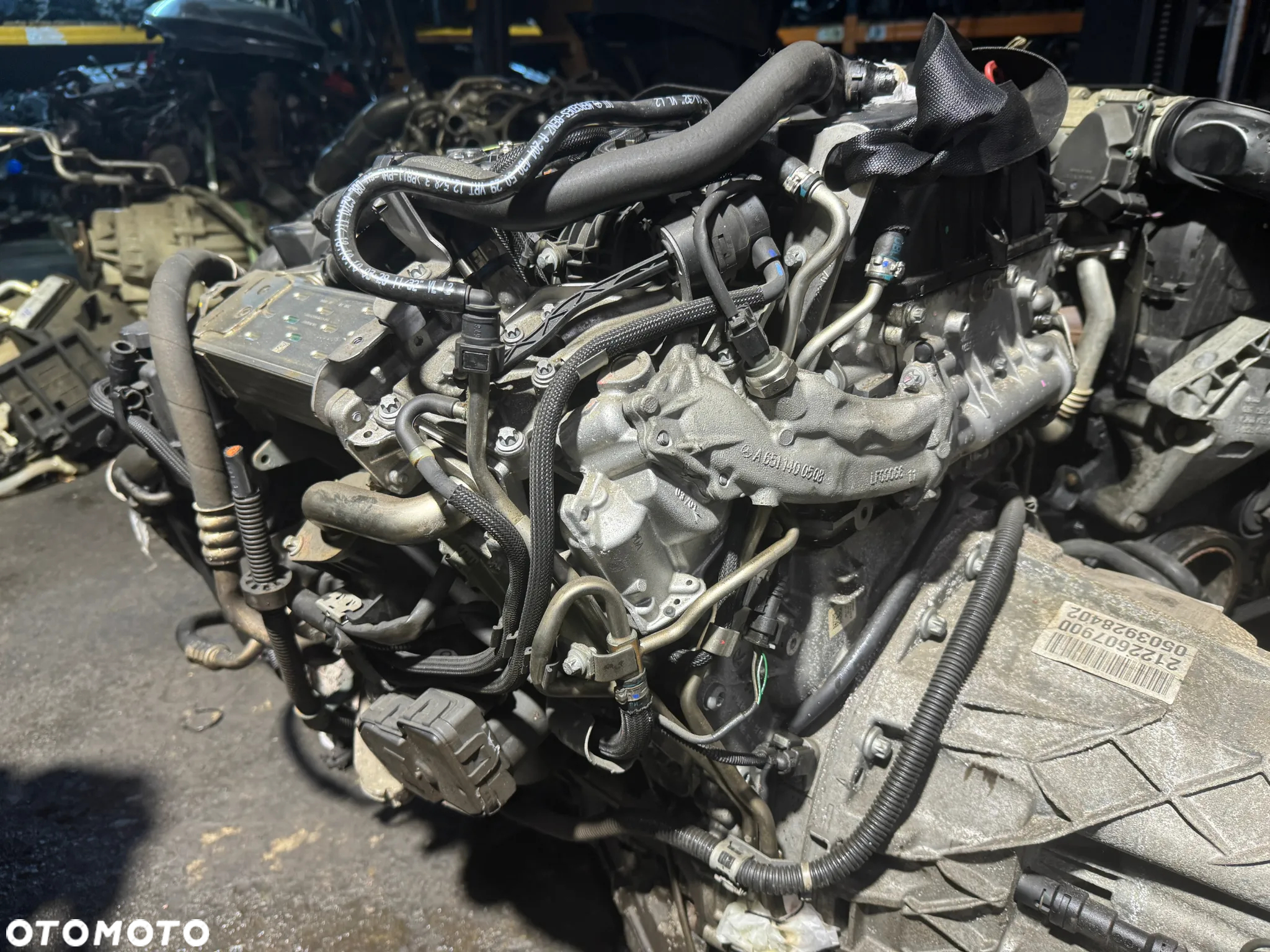 SILNIK 2.2 CDI 651.913 MERCEDES W204 W212 KOMPLETNY 651913 - 2