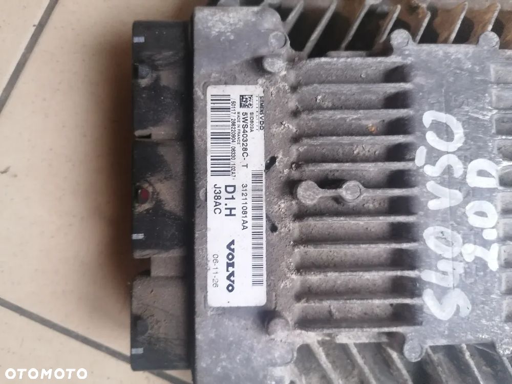 KOMPUTER STEROWNIK SILNIKA VOLVO S40 II V50 5WS40328C-T 31211081AA - 2