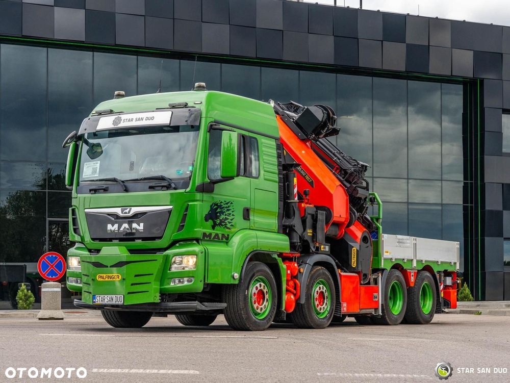 MAN TGS 35.500 8x4 Palfinger PK 135.002 TEC HDS Żuraw Wciagarka - 8