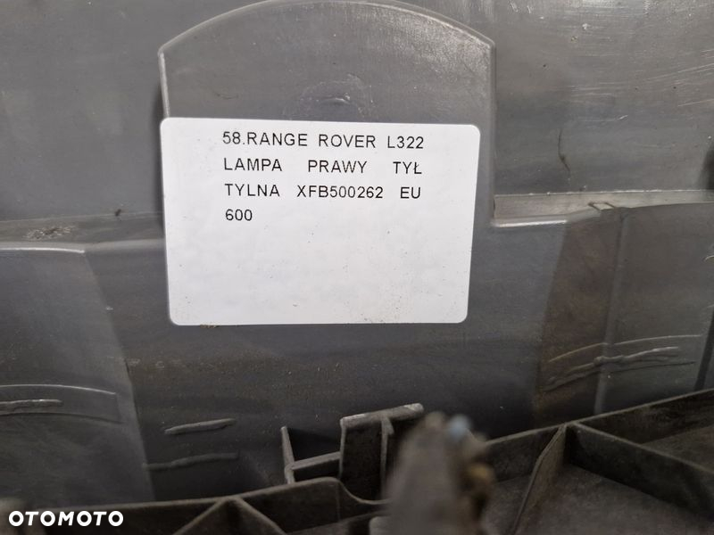 RANGE ROVER 3 III L322 LAMPA PRAWY TYŁ PRAWA TYLNA EU XFB500262 - 7