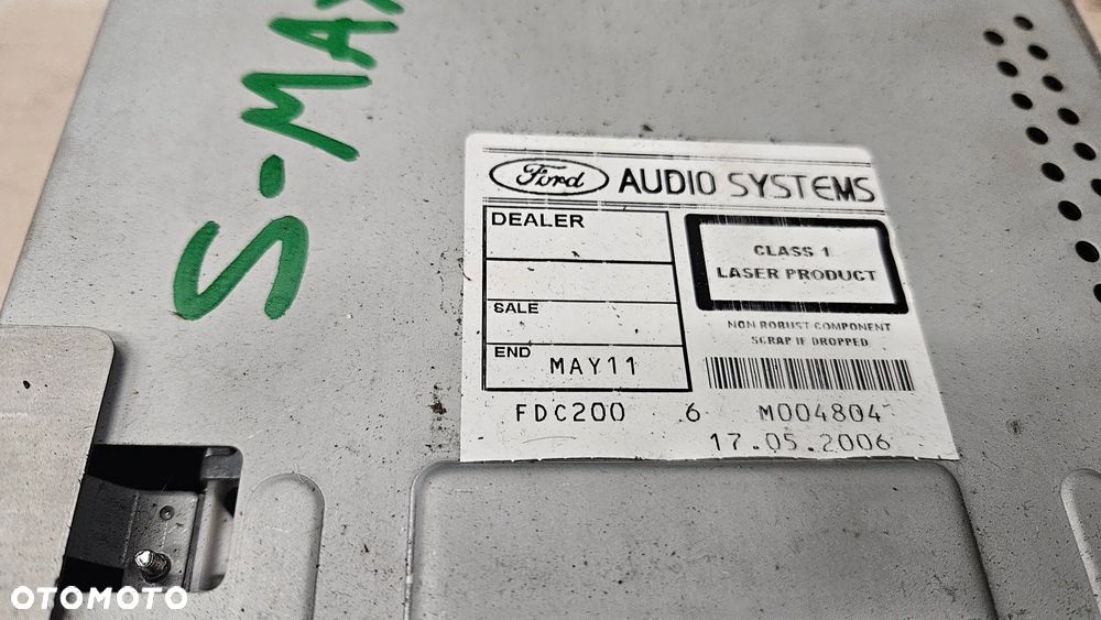 Ford S-Max MK1 Galaxy MK3 radio 6000CD CD-GGDS - 2