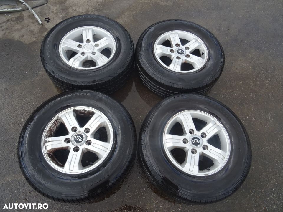 Vand Jante aliaj cu Cauciucuri M+S Kia Sorento 245/70 R16 din 2007 62910-3E580 - 1
