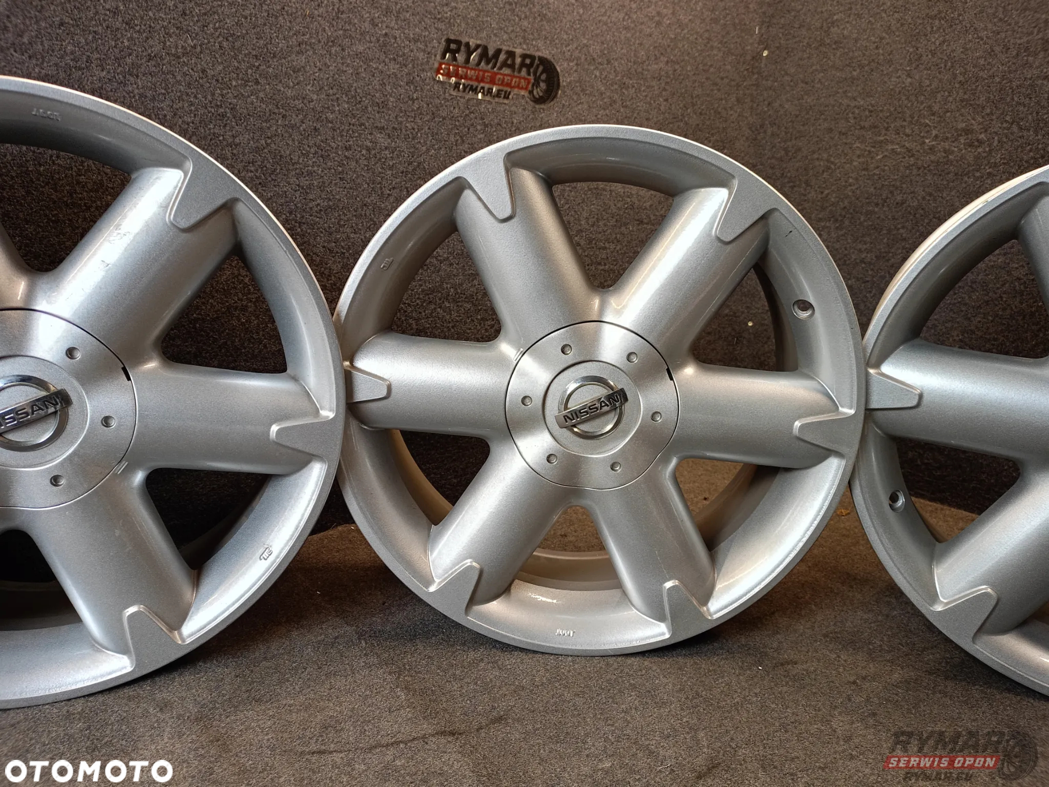 ŚLĄSK 7.5X18" 5x114,3 ET40 ORYGINAŁ NISSAN OE KOMPLET - 4