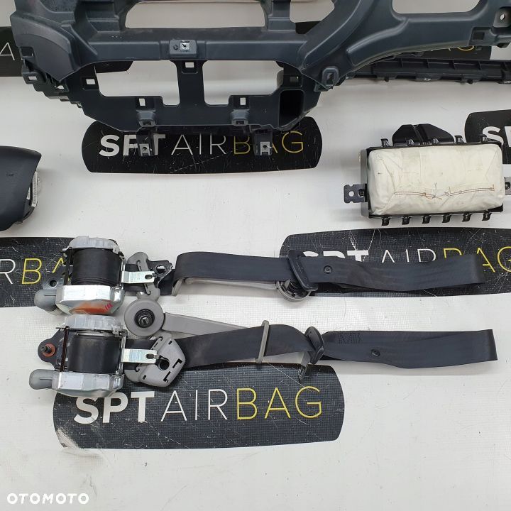 KIA RIO III DESKA ROZDZIELCZA KONSOLA KOKPIT PULPIT PODUSZKI AIRBAG AIR BAG PASY KIT SET - 8