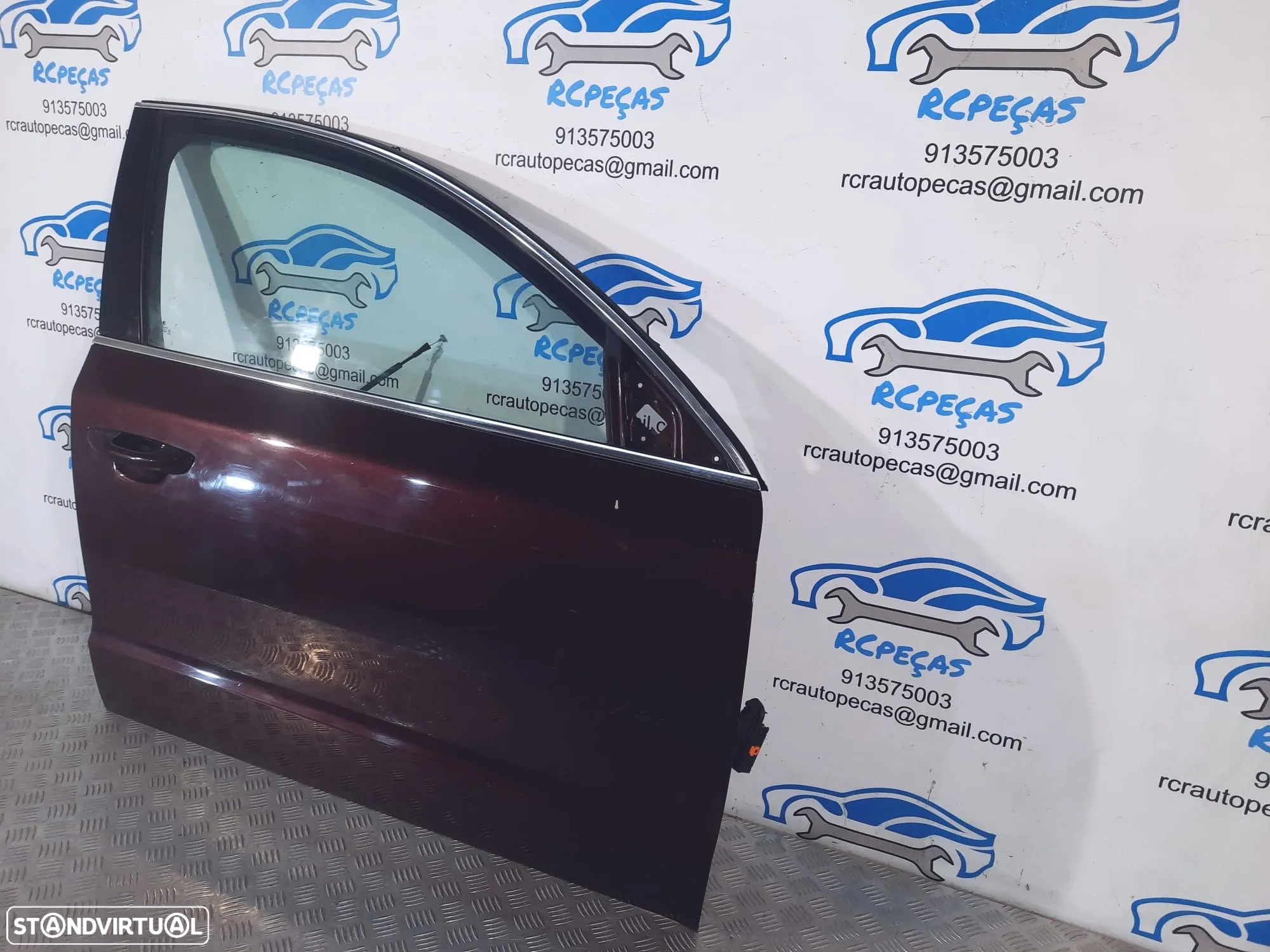 PORTA FRENTE FRONTAL DIREITA SKODA SUPERB II 2 3T0831056 MOTOR ELEVADOR PUXADOR VIDRO - 5