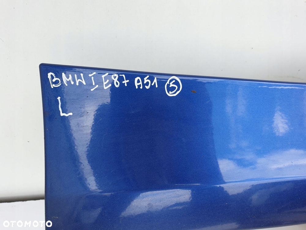 NAKŁADKA PROGOWA PRÓG LEWY A51 BMW E81 E82 E88 63547781 - 3