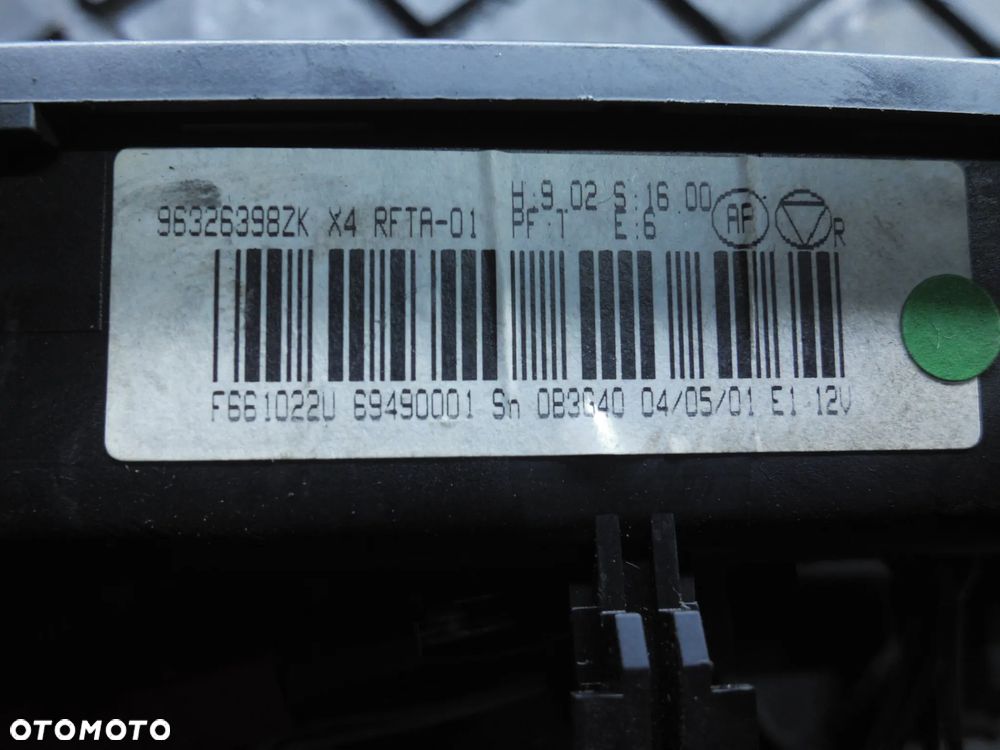 CITROEN C5 PANEL NAWIEWU 96326398ZK EUROPA POSIADAM 2 SZT - 6