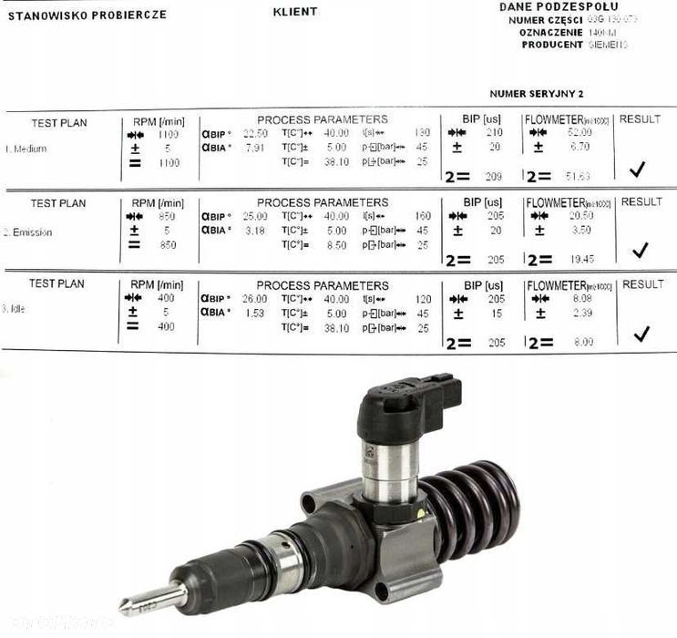 Wtryskiwacz. 03G.130073S 03G.130073D 2.0 TDI VW AUDI SKODA SEAT - 4