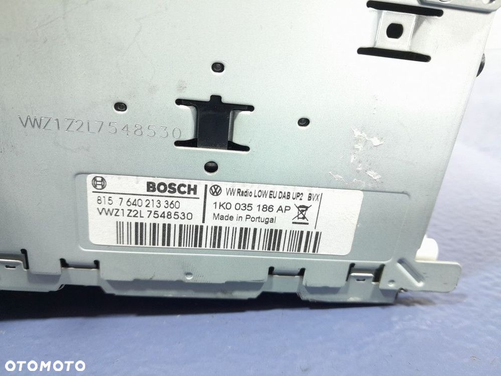 VW PASSAT B7 RADIO ODTWARZACZ CD 1K0035186AP - 5