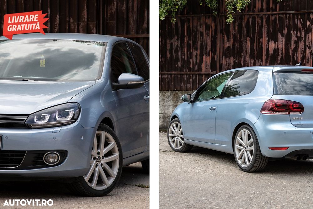 Faruri si Stopuri LED VW Golf 6 VI (2008-up) R20 U Design cu Semnal LED Dinamic- livrare gratuita - 12