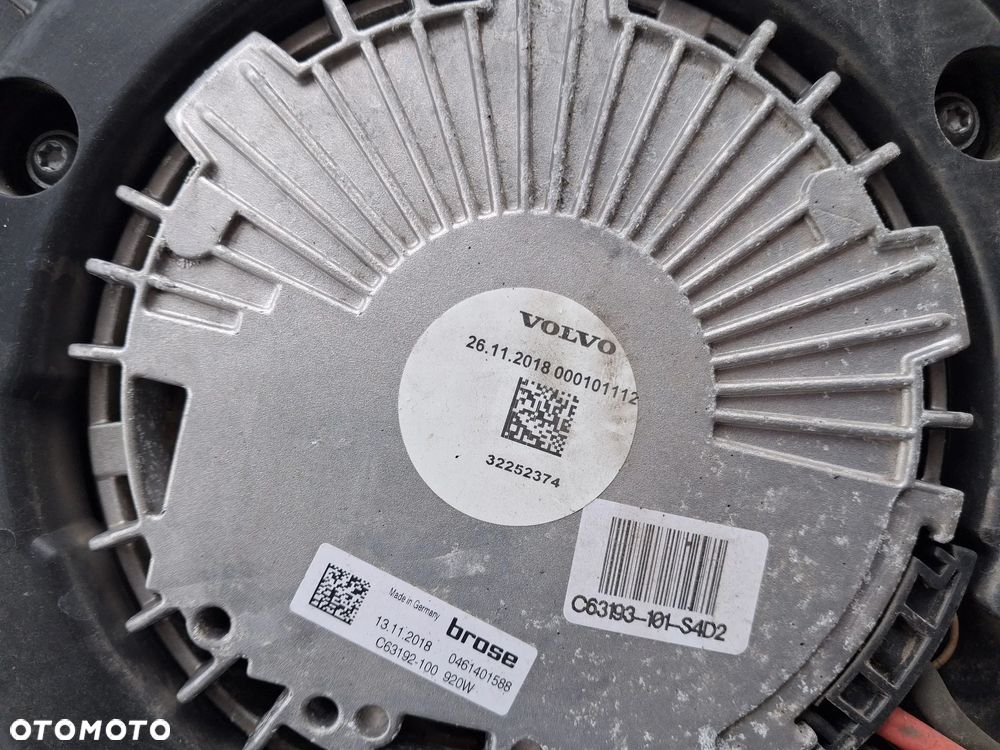 Wentylator chłodnic Volvo XC90 nowe 32252374 - 3