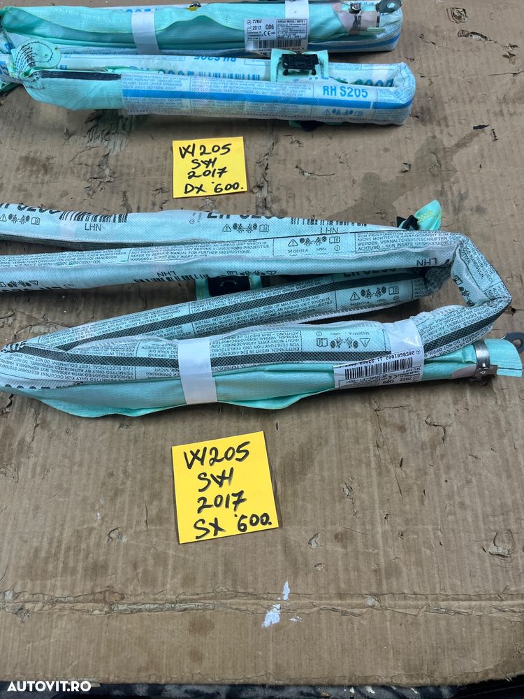 Airbaguri cortina Mercedes c-class w205 combi 2017 - 4