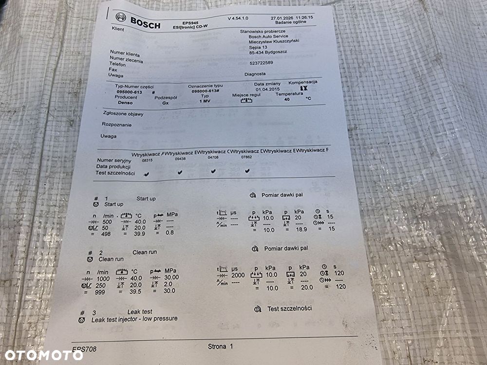 WTRYSKI WTRYSKIWACZE OPEL ASTRA K J INSIGNIA B MERIVA B 1.6 CDTI 55578075 - 12