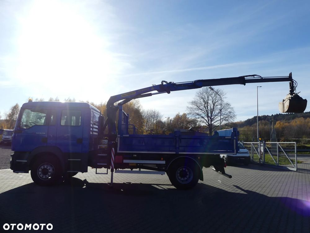 MAN TGM 18.240 / WYWROTKA + HDS / ŁYŻKA / DOKA / DŹWIG / - 4