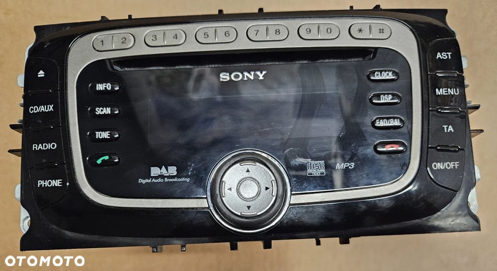 Ford S-Max Galaxy MK3 Mondeo MK4 radio Sony CD345 BS7T-18C939-FB - 1