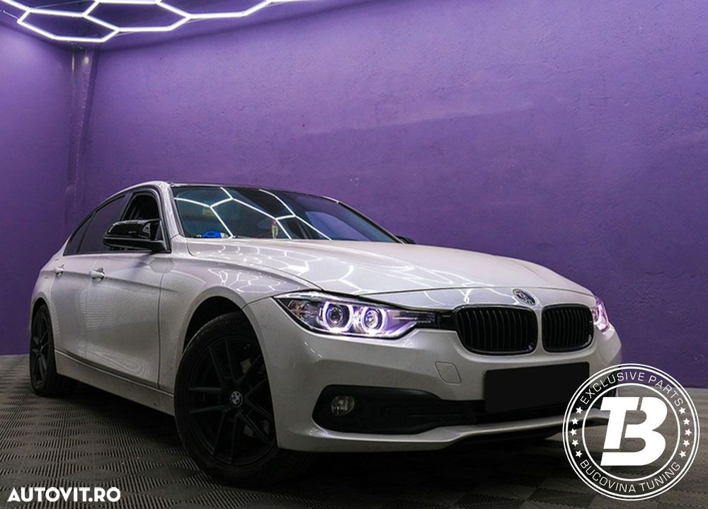 Faruri LED Angel Eyes compatibile cu BMW Seria 3 F30 F31 - 24