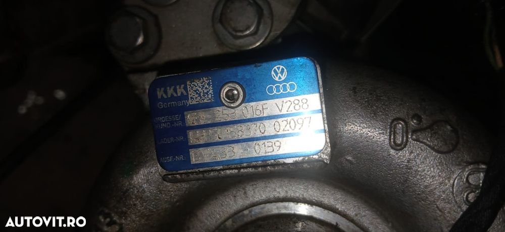 Turbina, turbosuflanta VW PASSAT, GOLF 6, TIGUAN, SKODA OCTAVIA, SUPERB, SEAT LEON 2.0 tdi an 2008-2012 - 4