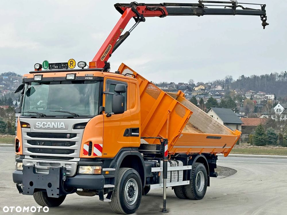 Scania G 360 * WYWROTKA 4,10 m + PK 11002 B + PILOT * 4x4 - 3