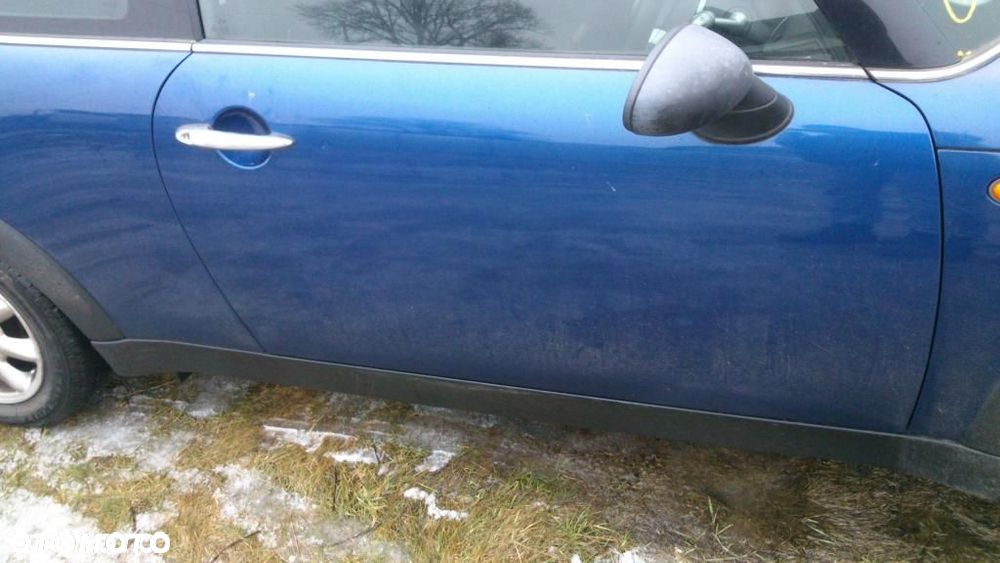 MINI COOPER R50 DRZWI PRAWE NIEBIESKIE 01-06 - 1