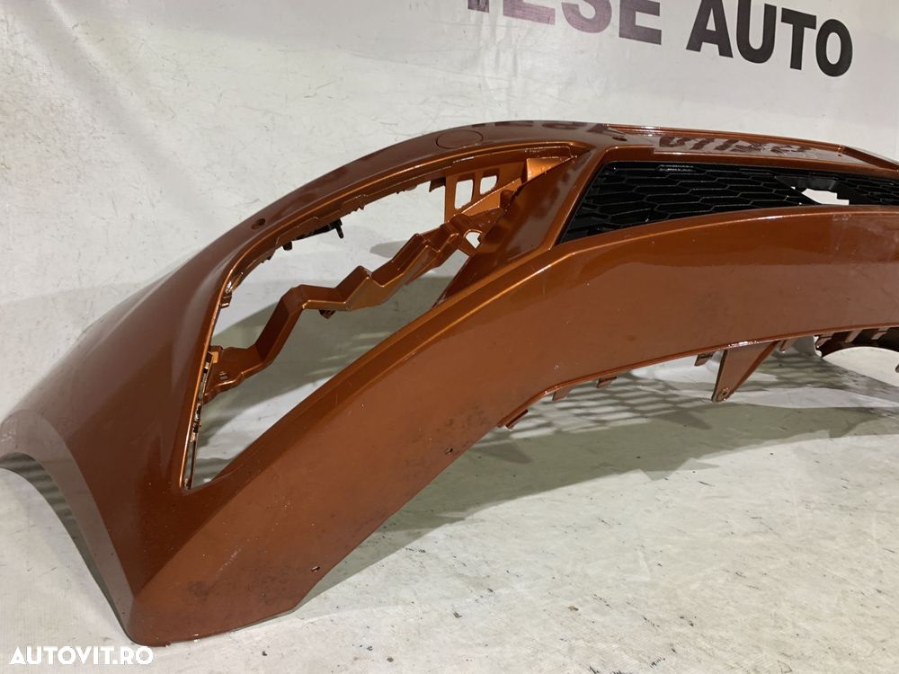 Bara fata Seat Leon 3, facelift, 2016, 2017, 2018, 2019, cod origine OE 5F0807221AB, cu gauri pentru spalatori faruri si senzori de parcare (4). - 8