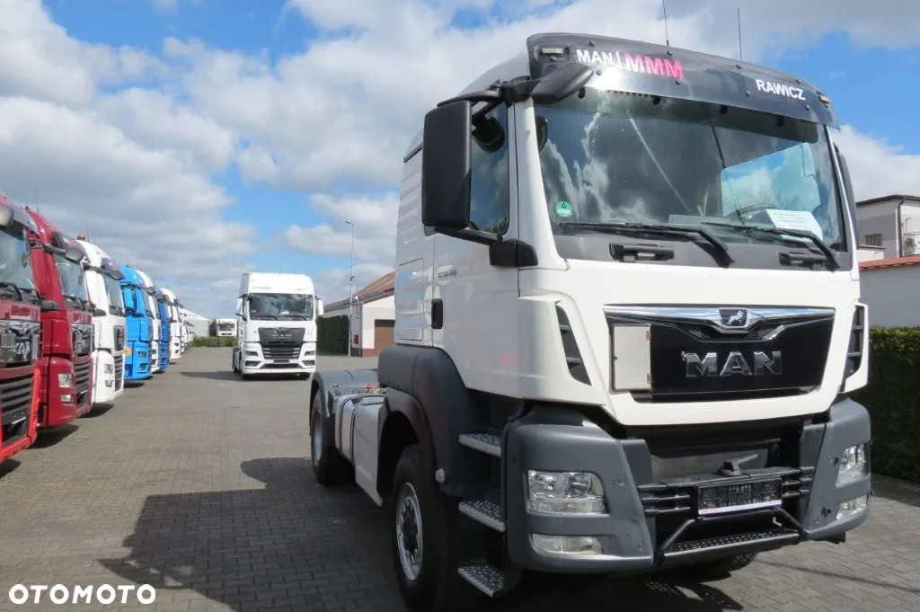 MAN TGS 18.460 4x4 REDUKTOR HYDRAULIKA NOWE OPONY RETARDER PO KONTRAKCIE SERWIS MAN DE - 2