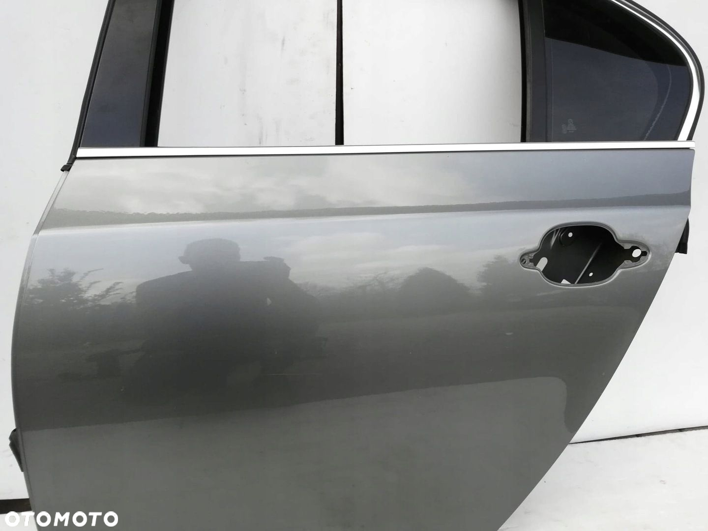 BMW E60 LIFT drzwi lewe tylne tył A52 SPACEGRAU - 2