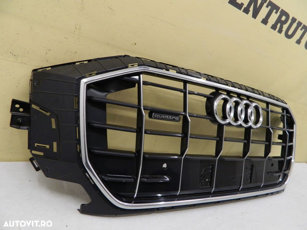 Grila radiator Audi Q8 S-Line facelift,  2019, 2020, 2021, 2022, 2023, cod origine 4M8853651. - 4