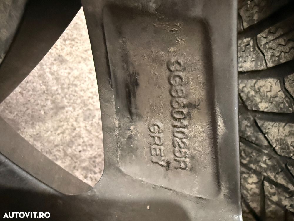 Set jante aliaj VW ARTEON an 2024 cu cauciucuri 245/45R18 si senzori presiune - 11