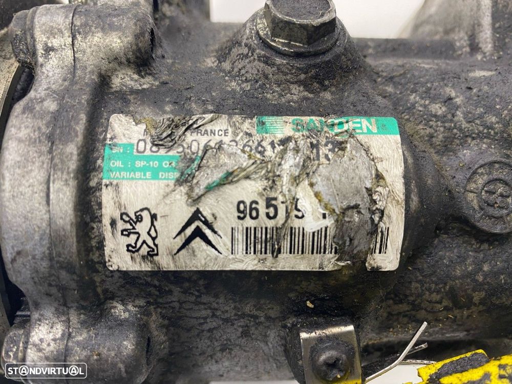 Compressor de ar condicionado PEUGEOT 307 1.4 16V REF. MOTOR KFU - 4