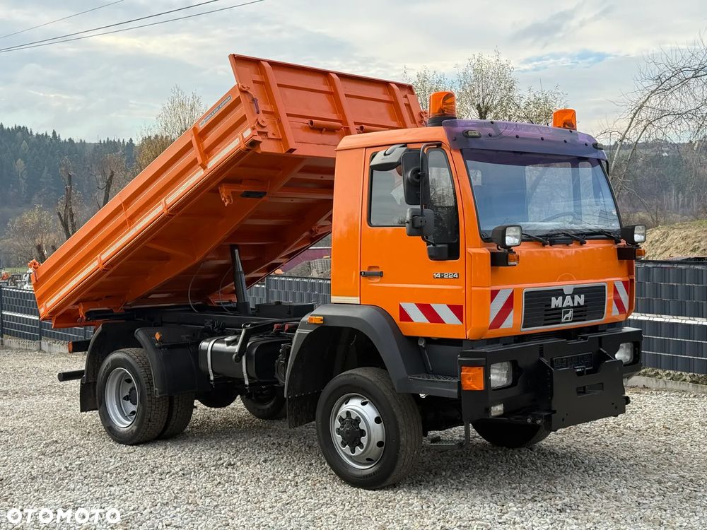 MAN * MAN 14-220 * Kiper Wywrotka Meiller * 4x4 * Zimowe Utrzymanie * Unimog * - 18