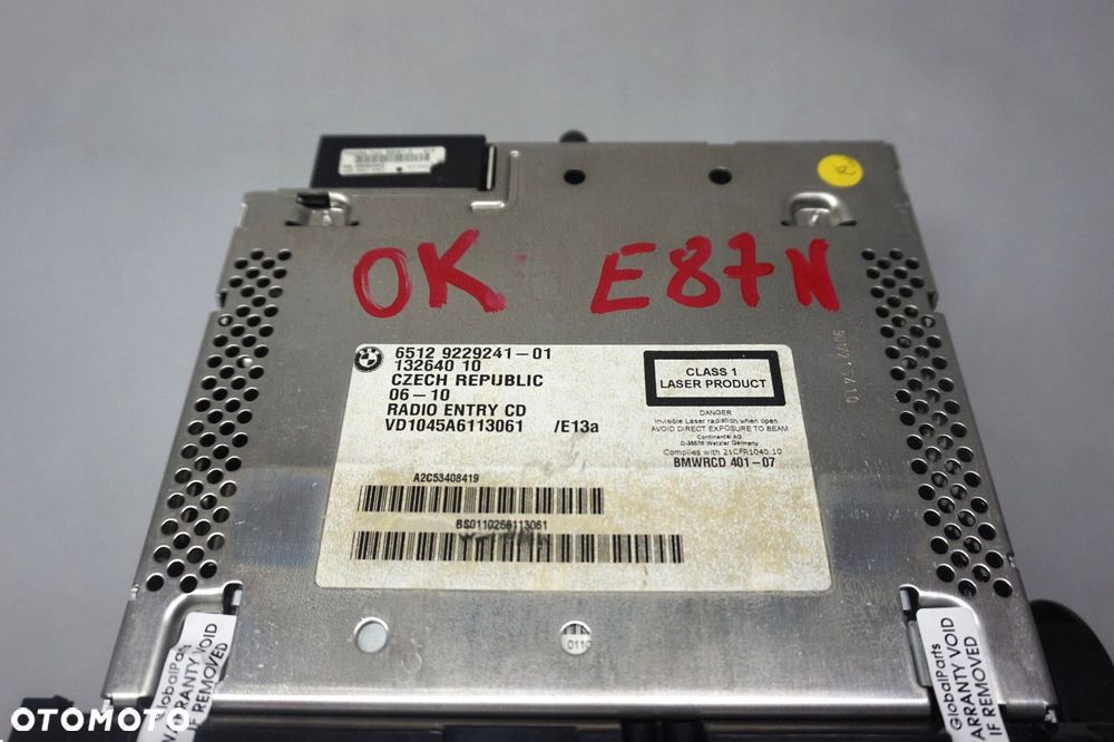 BMW E81 E87 E90 E91 LCI CD Radio Samochodowe Business 9229241 - 11