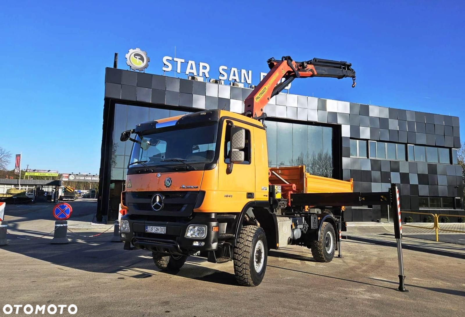Mercedes-Benz ACTROS 1841 4x4 PALFINGER PK 22002 HDS Żuraw Wywrotka - 6