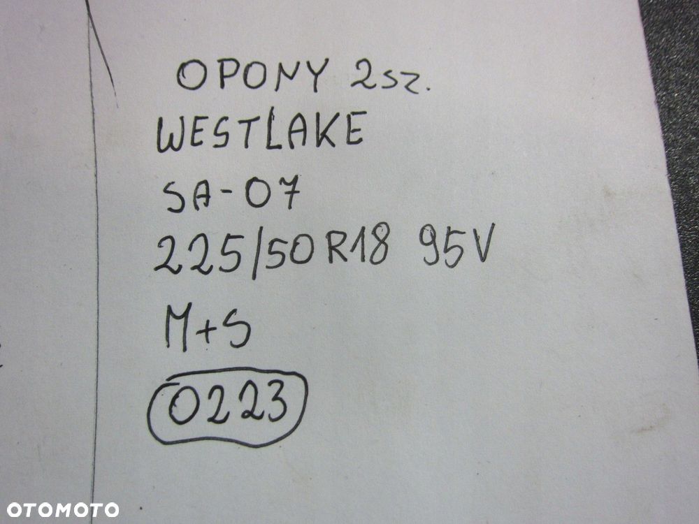 OPONY WESTLAKE SA-07 225/50/18 18R CAŁOROCZNE 5MM 2023R 2SZT SUV - 16