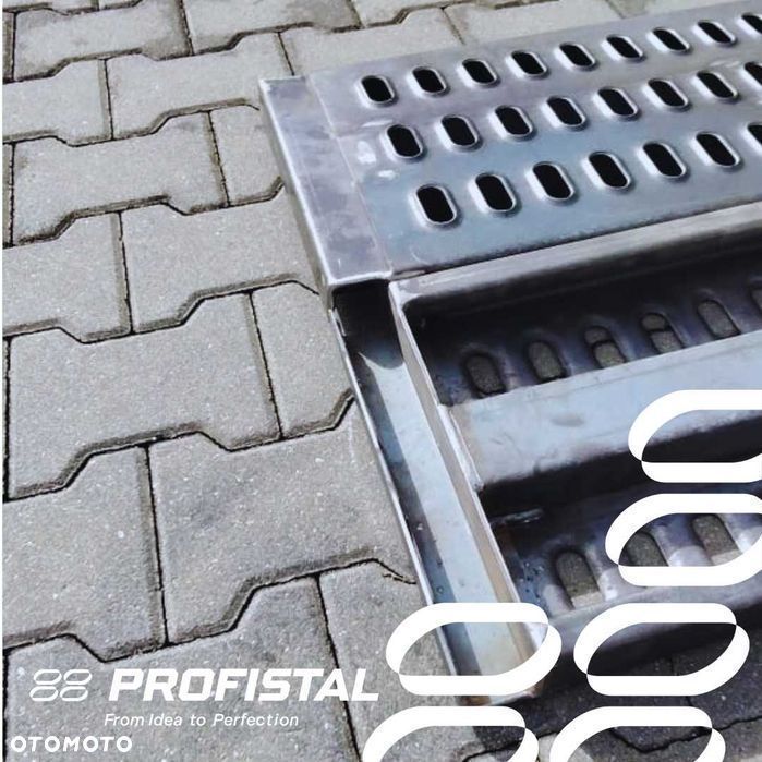 Trap najazd podjazd rampa laweta koparka pomoc drogowa CZARNE STALOWE 2.5M - PRODUCENT - 3