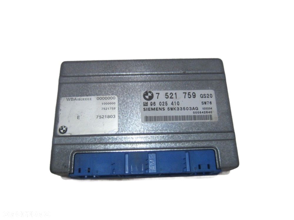 BMW Z3 E36 M54B30 EGS KOMPUTER MODUŁ STEROWNIK SKRZYNI BIEGÓW 24607521759 - 1