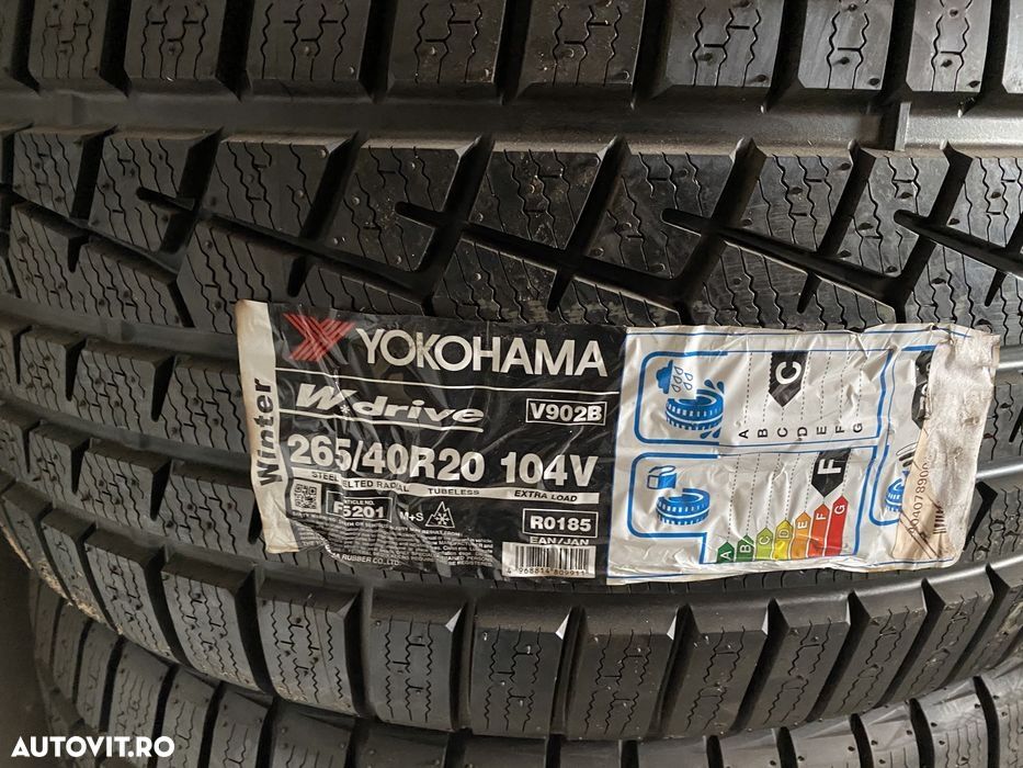 Vand 4 anvelope 265/40/20 yokohama de iarnă noi