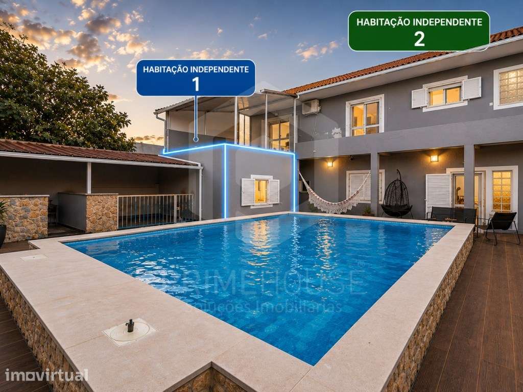 Moradia Isolada com 3 Habitações Independentes |Qta do Conde - Grande imagem: 2/25
