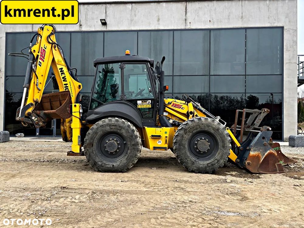 New Holland B 115 C KOPARKO-ŁADOWARKA 2017r. MTH: 3610 | jcb 3cx 4CX 5CX CAT 444 434 CASE 695 590 komatsu 97 - 3