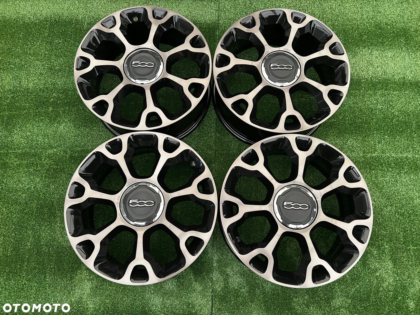 KOMPLET FELG FELGI ALU FIAT 500L 17 5X98 ET41 TIPO ORYGINALNE - 2