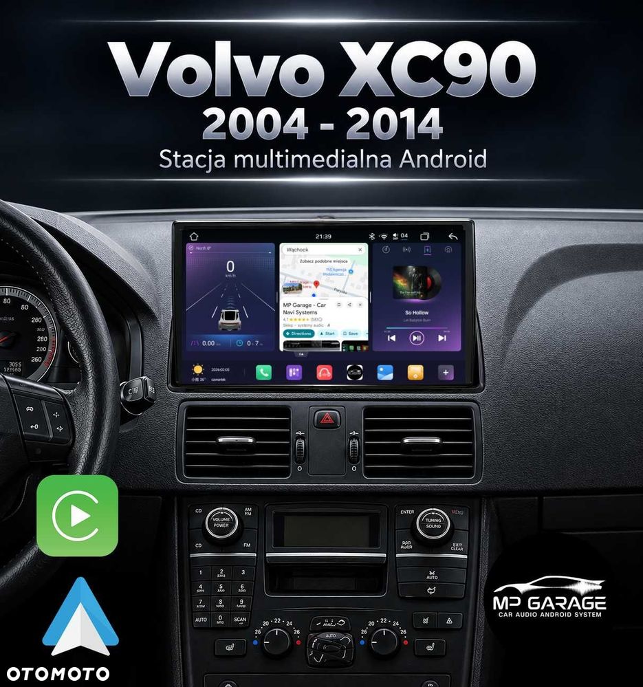 Volvo XC90 Radio Nawigacja Android_14 CarPlay AndroidAuto Qled LTE Montaż Gwarancja!