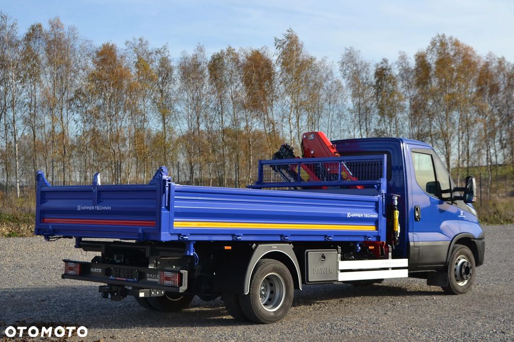 Iveco Daily 72C18 70C18 Nowy 3-stronny WYWROT Kiper Wywrotka Nowy HDS Żuraw HC 45A3 Dźwig Fassi F40 - 10