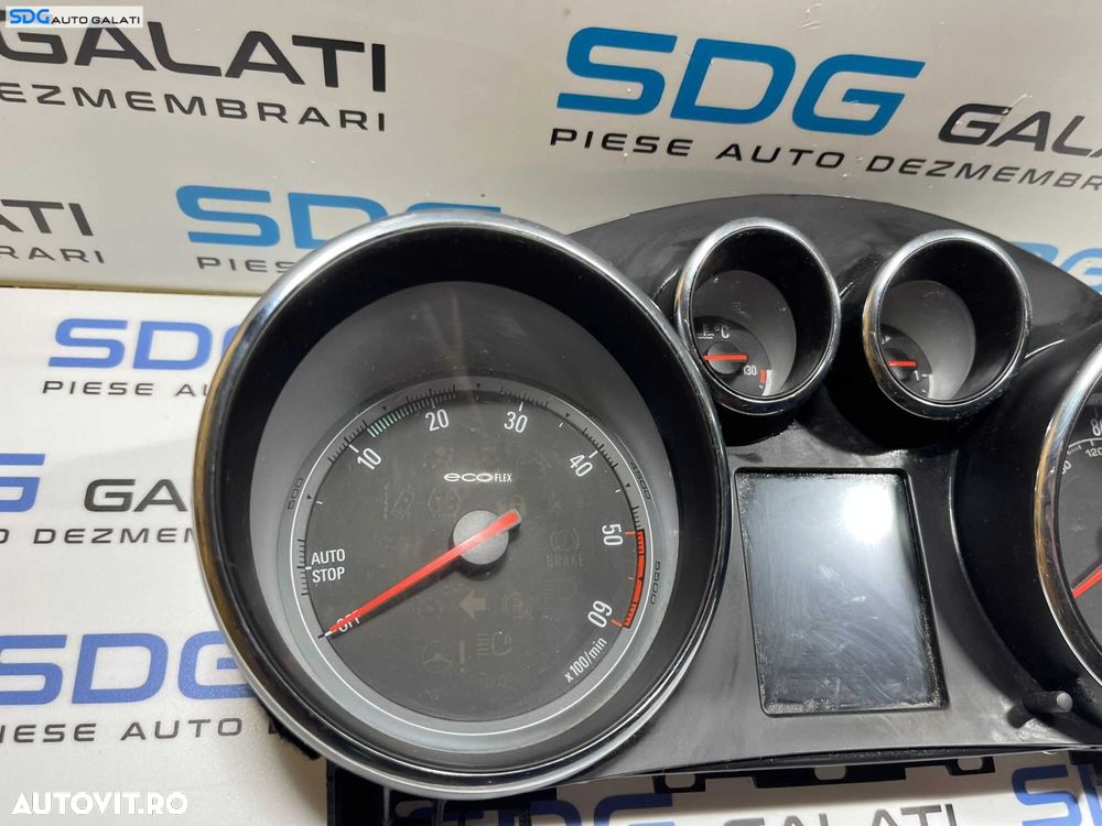 Ceas Ceasuri Cluster Instrumente Bord Maxidot Opel Astra J 1.7 CDTI 2009 - 2015 Cod 13368587 [2904] - 2