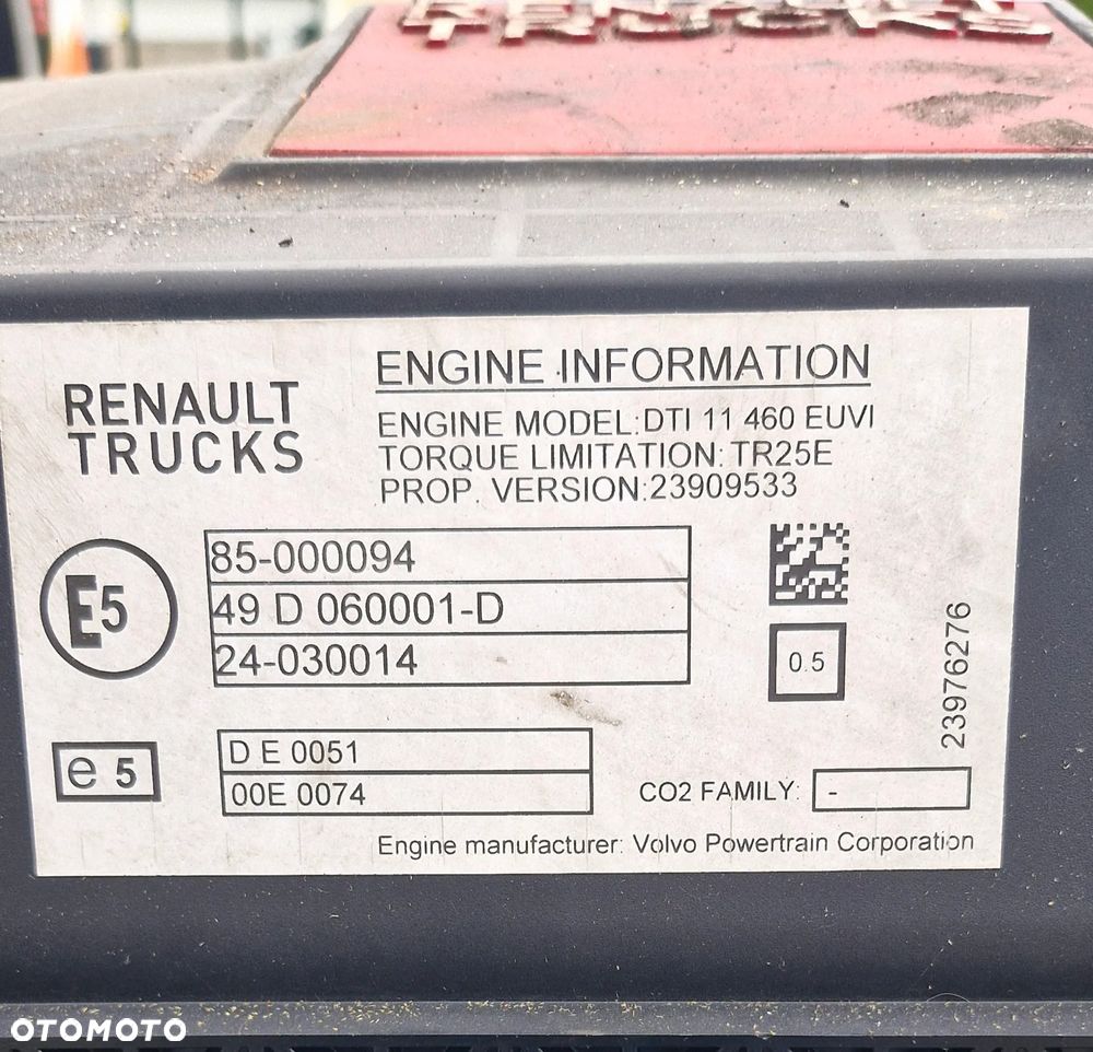 RENAULT GAMA T SILNIK KOMPLETNY DTI 11 460 EUVI - 6